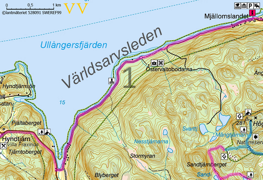 Ledkarta Ledmarkering_Världsarvsleden